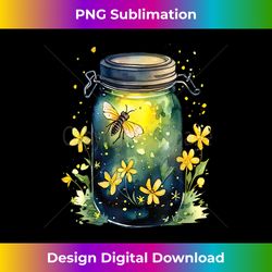 nice fireflies in a jar glowing fireflies in jar 1 - png sublimation digital download
