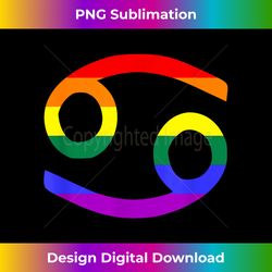 proud cancer astrology lgbtq zodiac sign horoscope design 2 - png sublimation digital download