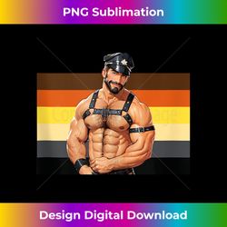 lgbt bear dilf mens muscle daddy gay bear & cub jock pride 1 - png transparent digital download file for sublimation