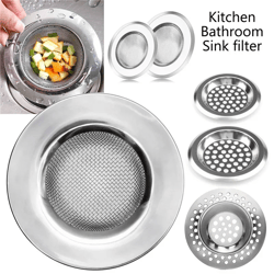 1pcs kitchen sink filter stainless steel mesh sink strainer filter bathroom sink strainer drain hole filter trap waste