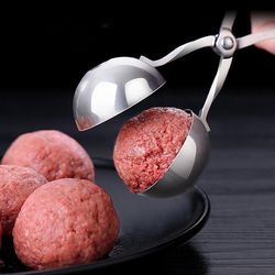 meat ball maker stainless steel clip round rice ball shaper spoon meatball making mold non stick stuffed kitchen gadget