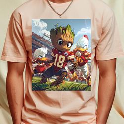 groot vs chiefs logo limited edition prints png, drax the destroyer png, epic designs digital png files