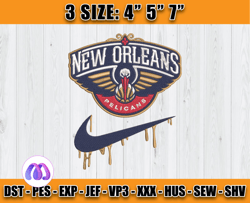 nba mix nike, new orleans embroidery design, nba embroidery, nba new orleans embroidery, nfl embroidery 11