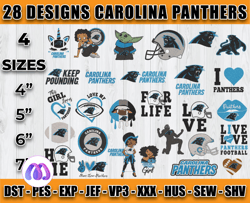 bundle 28 designs carolina panthers embroidery, nfl carolina panthers embroidery, nfl embroidery files 05