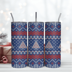 christmas ugly tumbler wrap, 20oz straight tumbler, digital download