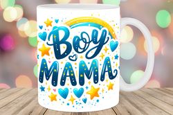 boy mama mug wrap png