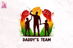 daddy's team clipart