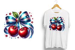 4th of july coquette cherry png