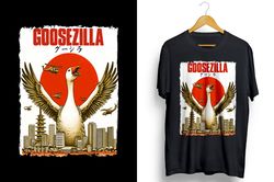 goosezilla funny silly goose design