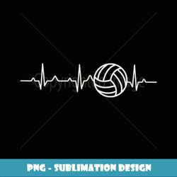 heartbeat volleyball coach husband wife appreciation gift - exclusive sublimation digital file