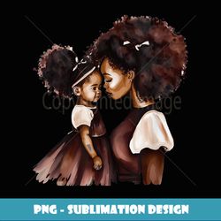 forever mother and daughter african american - sublimation-ready png file