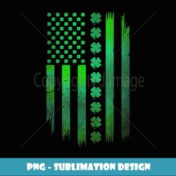 irish american flag shamrock stripes cool ireland flag - png transparent sublimation file