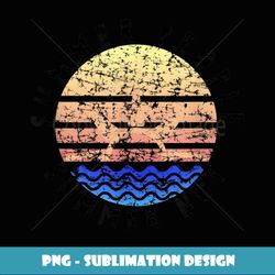 summer people summer not vintage style graphic sunset - decorative sublimation png file