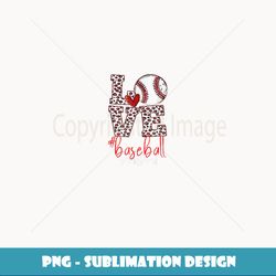 baseball mimi leopard game day baseball mothers day - decorative sublimation png file