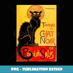 le chat noir the black cat black cats t - modern sublimation png file