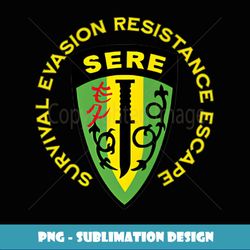 sere survival evasion resistance escape school - sublimation-ready png file
