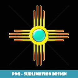 zia symbol new mexico state flag banner sun first nation - special edition sublimation png file