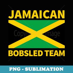 jamaican bobsled team funny halloween costume jamaican flag - vintage sublimation png download