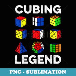 cubing legend speedcubing speedsolving cuber - premium sublimation digital download