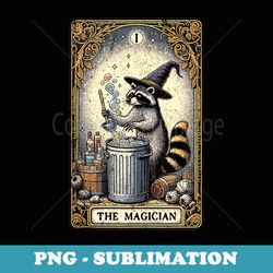 raccoon tarot card the magician witchcraft occult raccoon - creative sublimation png download