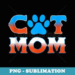 funny cute cat loves trump t- - vintage sublimation png download