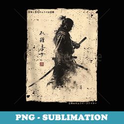 japan samurai warrior fighter ukiyo ink artwork samurai - high-resolution png sublimation file