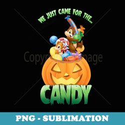 disney chip n dale rescue rangers halloween pumpkin candy - premium sublimation digital download