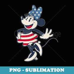 disney minnie mouse vintage americana - premium png sublimation file