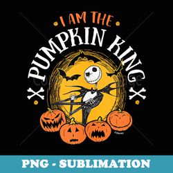 jack skellington i am the pumpkin king - high-resolution png sublimation file