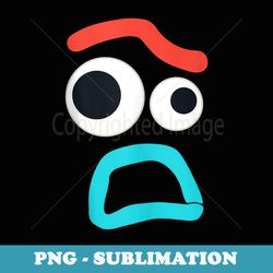 disney and pixar toy story 4 forky timid face costume - professional sublimation digital download