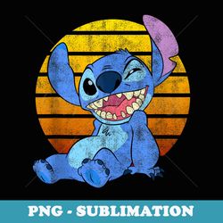 disney lilo & stitch sunset portrait - premium sublimation digital download