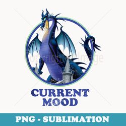 disney sleeping beauty maleficent dragon current mood - vintage sublimation png download