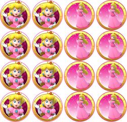 sugar paper 16 images 2 inches round princess peach