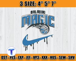 nba mix nike, nba orlando magic embroidery files, nba teams, nba magic embroidery designs, machine embroidery designs 04