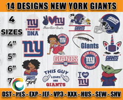 bundle 22 designs nfl new york giants embroidery, nfl new york giants logo embroidery, nfl embroidery files