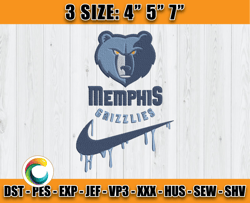 nba mix nike, memphis grizzlies embroidery design, nba embroidery, nba memphis grizzlies embroidery, nfl embroidery 01