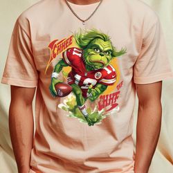 the grinch vs chiefs logo tee collection png, movie grinch retro png, graphic print digital png files