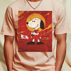 snoopy vs chiefs logo show png, american football png, chiefs vs snoopy digital illustrations digital png files