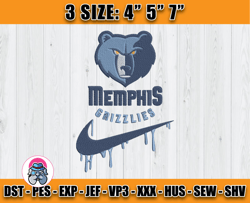 nba mix nike, memphis grizzlies embroidery design, nba embroidery, nba memphis grizzlies embroidery, nfl embroidery 01