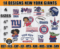 bundle 22 designs nfl new york giants embroidery, nfl new york giants logo embroidery, nfl embroidery files