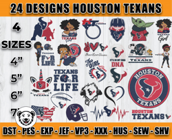 bundle 24 designs nfl houston texans, nfl houston texans logo embroidery, nfl embroidery files, houston texans logo