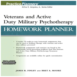veterans and active duty military psychotherapy homework planner