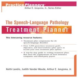 the speech and language pathology treatment planner