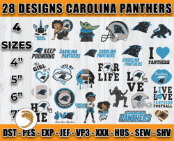 bundle 28 designs carolina panthers embroidery, nfl carolina panthers embroidery, nfl embroidery files 05