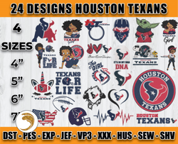 bundle 24 designs nfl houston texans, nfl houston texans logo embroidery, nfl embroidery files, houston texans logo