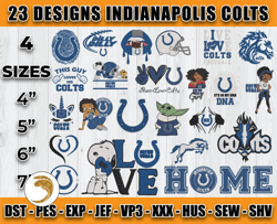 bundle 24 designs nfl indianapolis colts embroidery, nfl indianapolis colts logo embroidery, nfl embroidery files