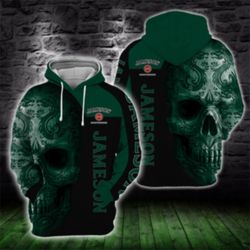 jameson irish whiskey hoodie/zip hoodie/t-shirt design 3d full printed sizes s - 5xl nha37