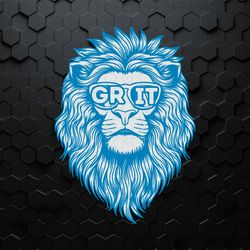 grit detroit football lion glasses svg