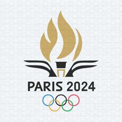 paris 2024 olympics fire sports digital download svg