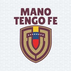 mano tengo fe venezuela football team logo svg